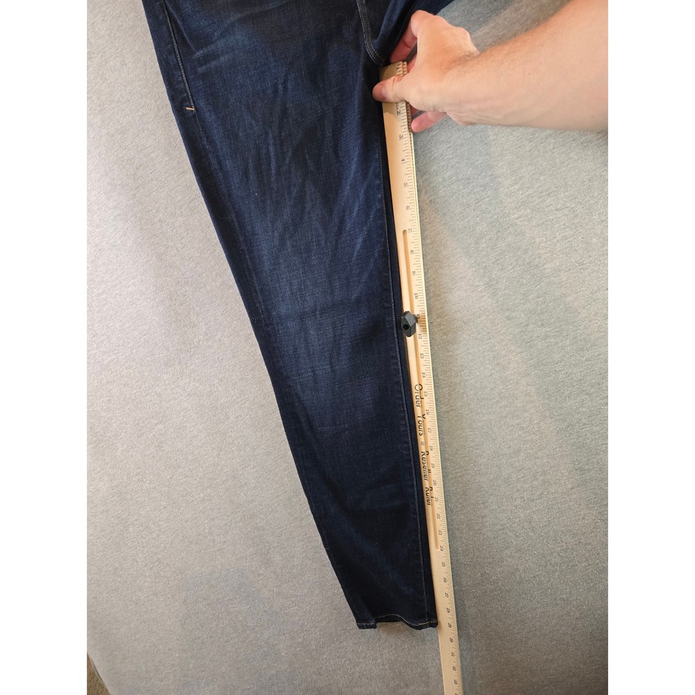 Good American Good Legs Jeans Womens 16 Dark Blue Skinny High Rise Stretch Denim - Picture 11 of 13